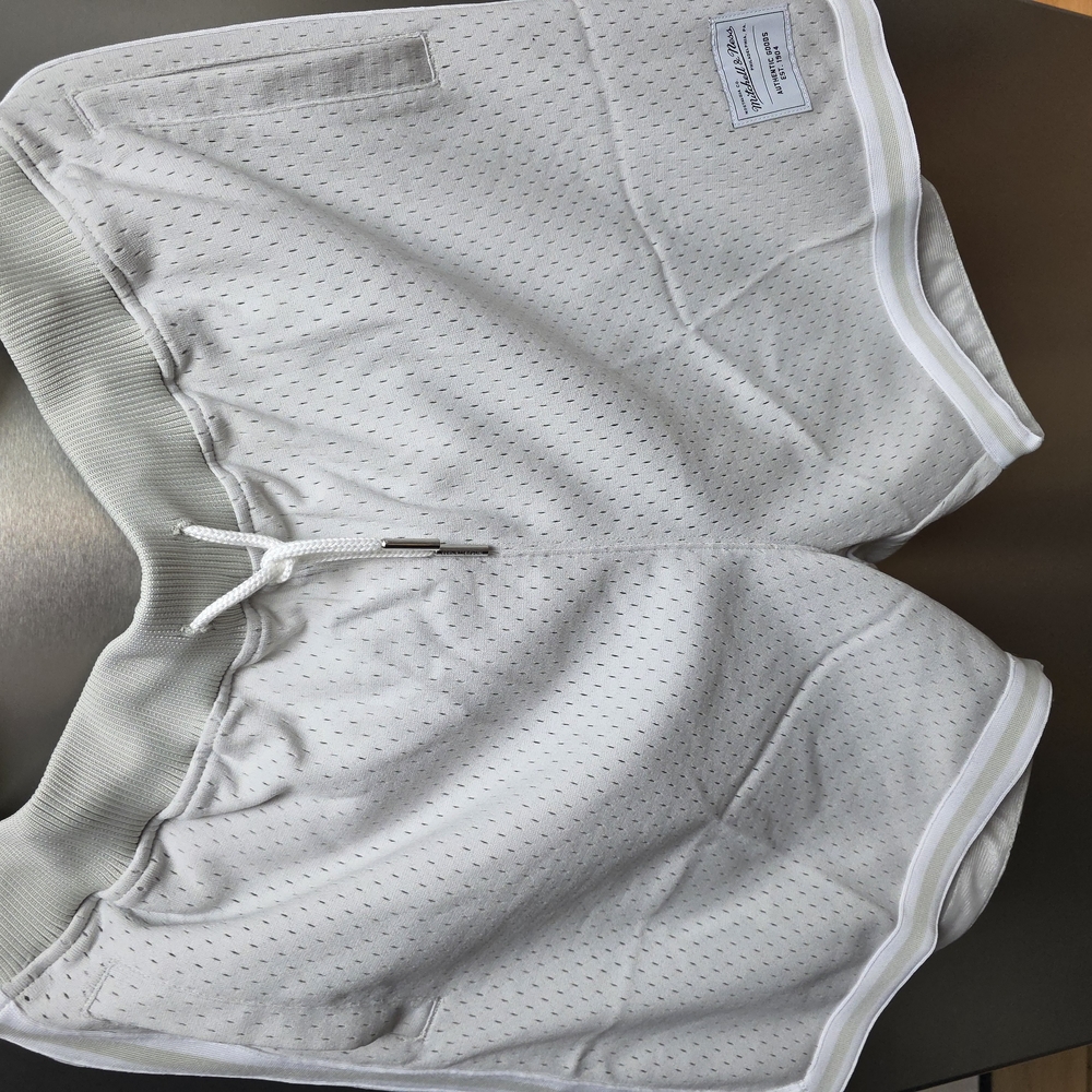 Mitchell & Ness White Athletic Shorts
